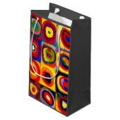 Kandinsky Farbstudie Quadrate Vierkantjes Cirkels Klein Cadeauzakje (Achterkant Gekanteld)