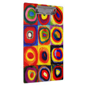 Kandinsky Farbstudie Quadrate Vierkantjes Cirkels Klembord (Rechts)