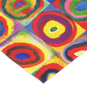 Kandinsky Farbstudie Quadrate Vierkantjes Cirkels Korte Tafelloper (Hoek)