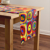 Kandinsky Farbstudie Quadrate Vierkantjes Cirkels Korte Tafelloper (Voorbeeld)