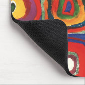 Kandinsky Farbstudie Quadrate Vierkantjes Cirkels  Muismat (Hoek)