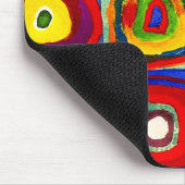 Kandinsky Farbstudie Quadrate Vierkantjes Cirkels  Muismat (Hoek)