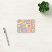Kandinsky Farbstudie Quadrate Vierkantjes Cirkels  Post-it® Notes (Kantoor)
