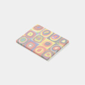 Kandinsky Farbstudie Quadrate Vierkantjes Cirkels  Post-it® Notes (Schuin)