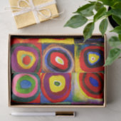 Kandinsky Farbstudie Quadrate Vierkantjes Cirkels  Tissuepapier (Geschenk)