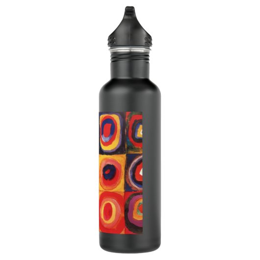 Kandinsky Farbstudie Quadrate Vierkantjes Cirkels  Waterfles (Rechts)