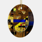 Kandinsky - Festes III, abstracte kunst Keramisch Ornament (Rechts)
