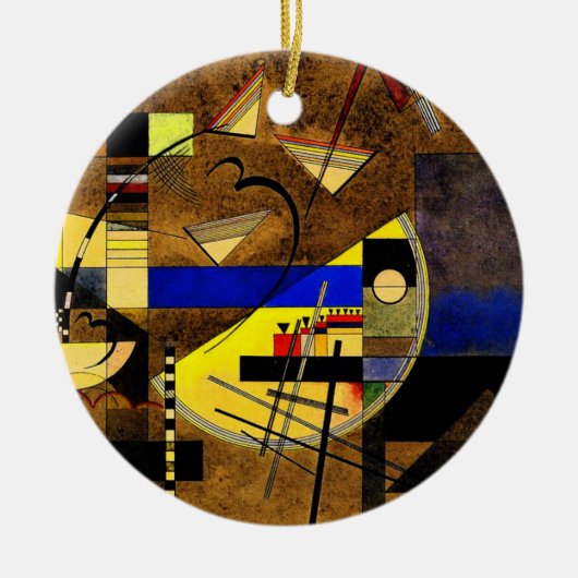 Kandinsky - Festes III, abstracte kunst Keramisch Ornament (Voorkant)