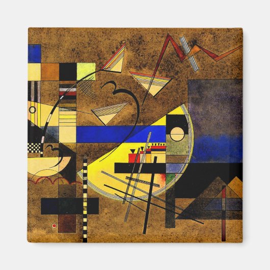 Kandinsky - Festes III, abstracte kunst Magneet (Voorkant)