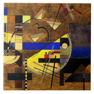 Kandinsky - Festes III, abstracte kunst Tegeltje