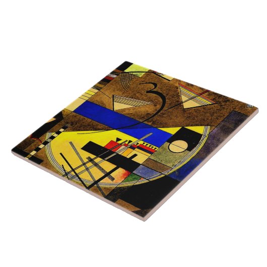 Kandinsky - Festes III, abstracte kunst Tegeltje (Zijkant)