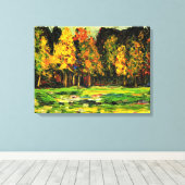 Kandinsky - Forest Edge Canvas Afdruk (Insitu (Houten vloer))