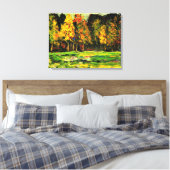 Kandinsky - Forest Edge Canvas Afdruk (Insitu (Slaapkamer))