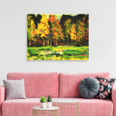Kandinsky - Forest Edge Canvas Afdruk (Insitu (Woonkamer))