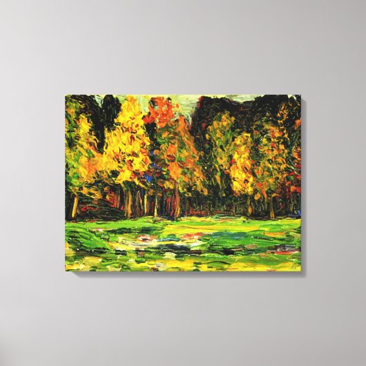 Kandinsky - Forest Edge Canvas Afdruk (Voorkant)