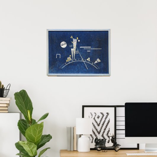 Kandinsky - Fragiel, abstract kunstwerk, Poster (Thuiskantoor)