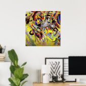 Kandinsky - Fugue, abstracte schilderkunst, Poster (Thuiskantoor)
