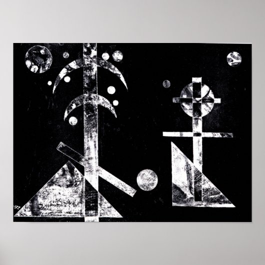 Kandinsky - Fur Nina zu Weihnachten Poster (Voorkant)