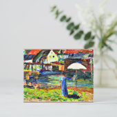 Kandinsky - Gabriele Munter Painting in Kallmunz Briefkaart (Staand voorkant)