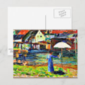 Kandinsky - Gabriele Munter Painting in Kallmunz Briefkaart (Voorkant / Achterkant)