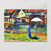 Kandinsky - Gabriele Munter Painting in Kallmunz Briefkaart (Voorkant)