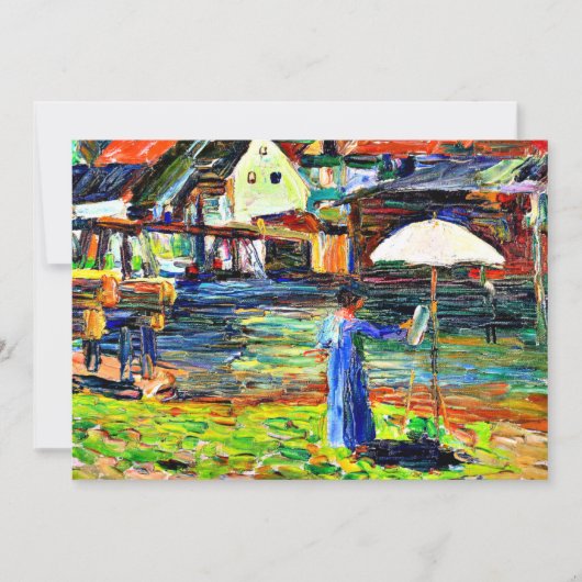 Kandinsky - Gabriele Munter Painting in Kallmunz Kaart (Voorkant)