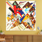 KANDINSKY - GEACCENTUEERDE HOEKEN (1922) - Bauhaus Canvas Afdruk (Insitu (Woonkamer))