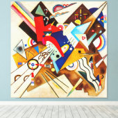 KANDINSKY - GEACCENTUEERDE HOEKEN (1922) - Bauhaus Canvas Afdruk (Insitu (Houten vloer))