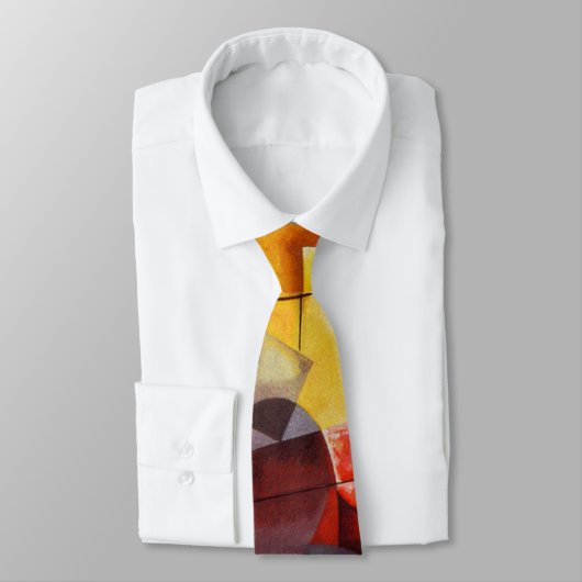 Kandinsky Geel Rood Blauw Abstract Stropdas (Gebonden)