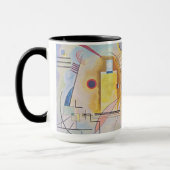 Kandinsky Geel Rood Blauw Abstracte Magische Mok (Links)
