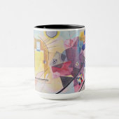 Kandinsky Geel Rood Blauw Abstracte Magische Mok (Midden)