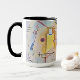 Kandinsky Geel Rood Blauw Abstracte Magische Mok