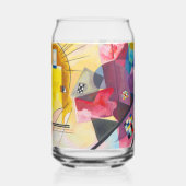 Kandinsky geel-rood-blauw blikvorm glas (Links)