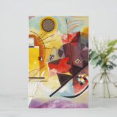 Kandinsky Geel Rood Blauw Briefpapier (Staand voorkant)