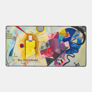 Kandinsky geel-rood-blauw bureaumat