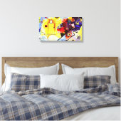 Kandinsky Geel Rood Blauw Canvasomslag Canvas Afdruk (Insitu (Slaapkamer))