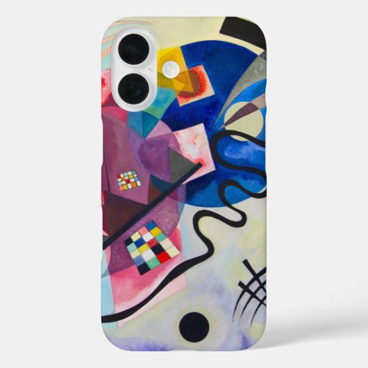 Kandinsky geel-rood-blauw Case-Mate iPhone case (Achterkant)