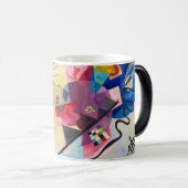 Kandinsky geel-rood-blauw magische mok (Voorkant rechts)