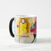 Kandinsky geel-rood-blauw magische mok (Voorkant links)