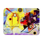 Kandinsky Geel Rood Blauw Magneet (Horizontaal)