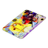 Kandinsky Geel Rood Blauw Magneet (Linkerzijde)