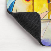 Kandinsky geel-rood-blauw muismat (Hoek)