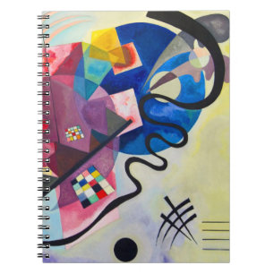 Kandinsky geel-rood-blauw notitieboek