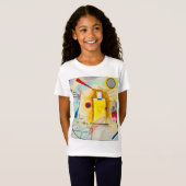 Kandinsky geel-rood-blauw t-shirt (Voorkant volledig)