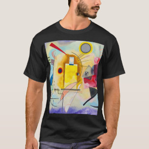 Kandinsky geel-rood-blauw t-shirt