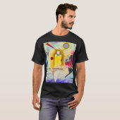 Kandinsky geel-rood-blauw t-shirt (Voorkant volledig)