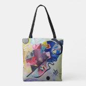 Kandinsky, Geel Rood en Blauw 1925 Tote Bag (Achterkant)