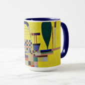 Kandinsky - Geel schilderen Mok (Voorkant rechts)