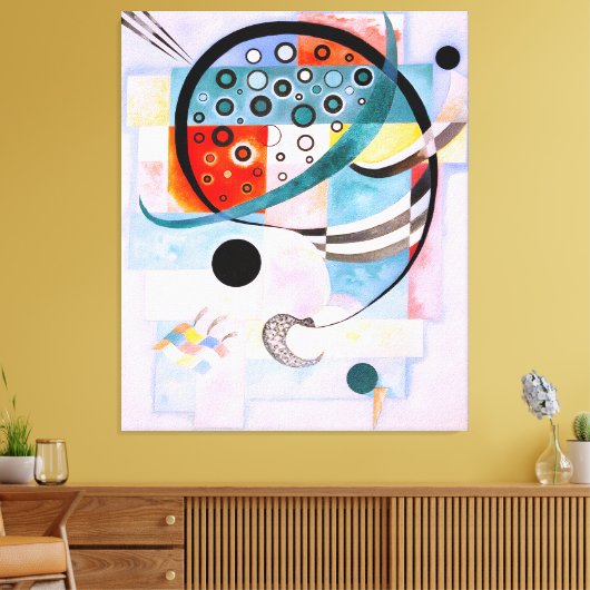 KANDINSKY - GEFIXEERD (Fixiert - Fixé) - 1935 - Canvas Afdruk (Insitu (Woonkamer))