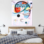 KANDINSKY - GEFIXEERD (Fixiert - Fixé) - 1935 - Canvas Afdruk (Insitu (Slaapkamer))